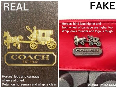 coach bags original vs fake ykk|counterfeit coach bags.